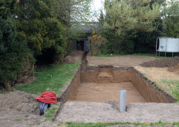 Terrassement à Églisottes-et-Chalaures